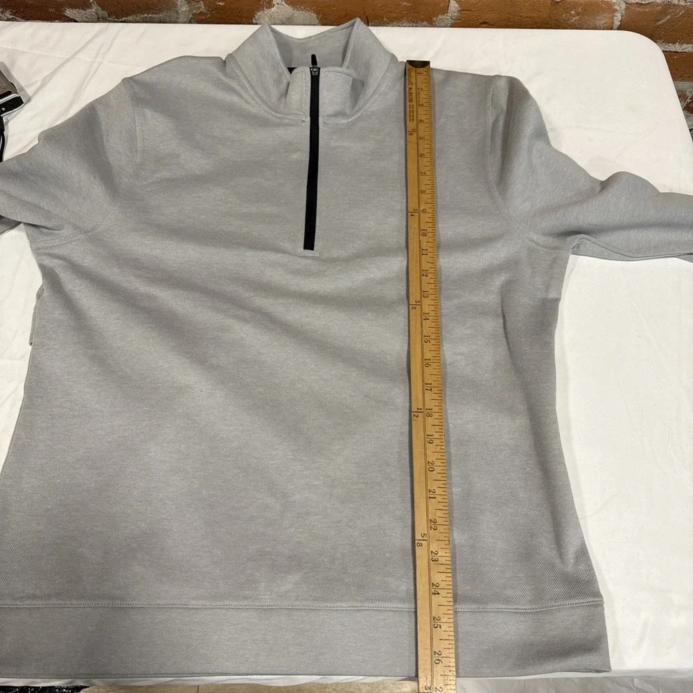 Nike Men's Med Tour Pique 1/2 Zip LS Golf Vented Pullover FQ0472-077‎ MSRP $105